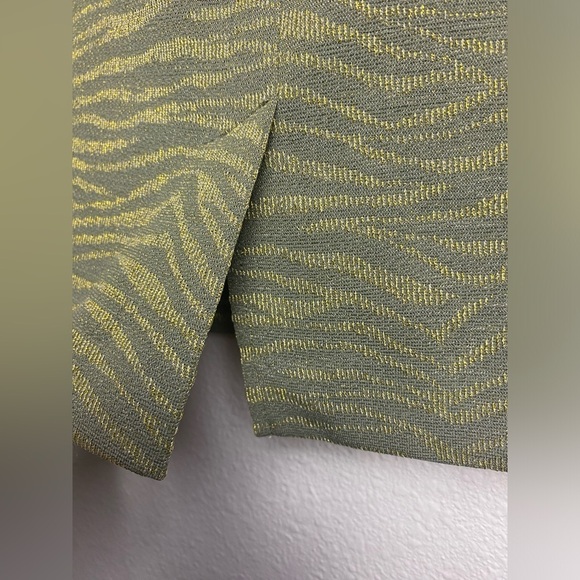 Michael Kors Army Green Shimmer Pencil Skirt, Medium, New - Picture 9 of 9